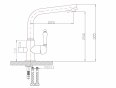 Смеситель ZR 313 YF-33 BLACK