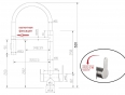 Смеситель SZR-3030 BLACK MAGNIT