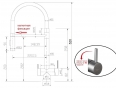 Смеситель SZR-3030-1 BLACK MAGNIT